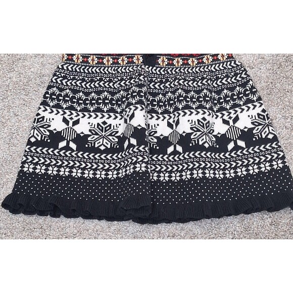 Hanna Andersson Knit Winter Sweater Dress Christmas Size 80 18-24 Months - Picture 4 of 10